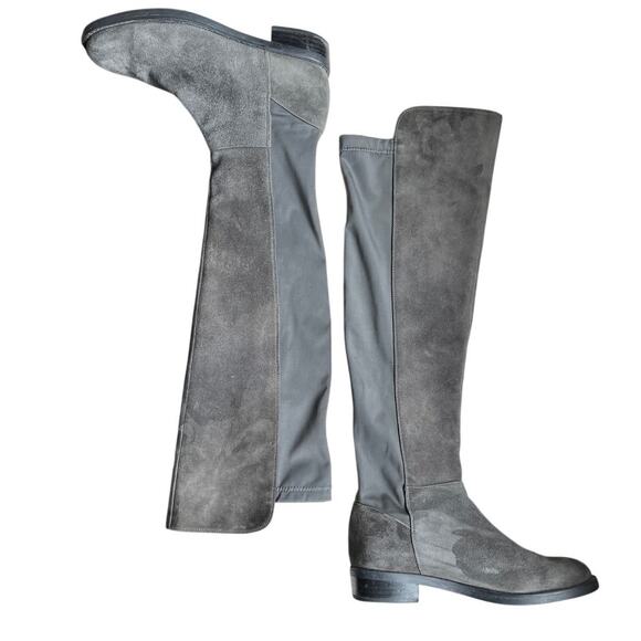 Blondo Velma Over the Knee OTK Gray Suede Boots Size 9.5 Women's - Picture 3 of 10